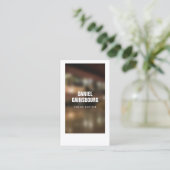 Künstlich Gerahmter Fotograf, Videographin Visitenkarte (Stehend Vorderseite)