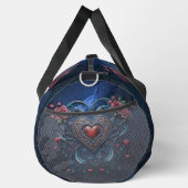 Künstlich gestaltetes gotisches Herz Duffle Bag (Rechts)