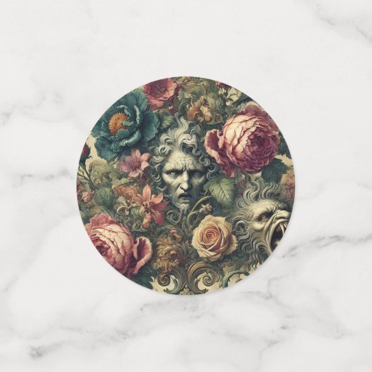 Künstlich immer danach - gotisch Viktorianischer C Konfetti (Klein Vorderseite)