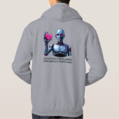 Künstlich Intelligent Emotional Nicht Verfügbar Hoodie (Rückseite)