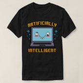 Künstlich Intelligentes, lustiges AI-Computerprogr T-Shirt (Design vorne)