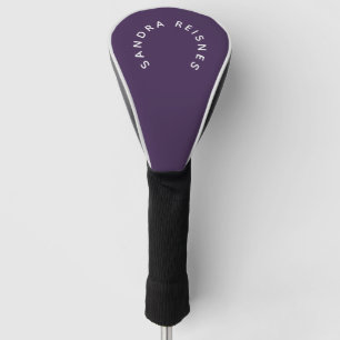 Künstlich Personalisiert Lila Golf Headcover