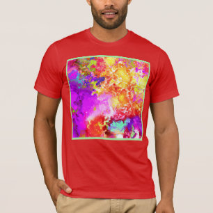 Künstliche Abstrakte Farbexplosionen T-Shirt