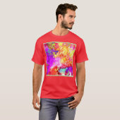 Künstliche Abstrakte Farbexplosionen T-Shirt (Vorne ganz)