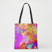 Künstliche Abstrakte Farbexplosionen Tasche (Vorderseite)