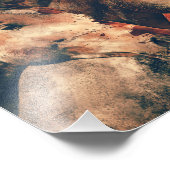 Künstliche Aquarellmalerei Fotodruck (Ecke)