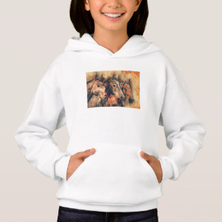 Künstliche Aquarellmalerei Hoodie