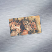 Künstliche Aquarellmalerei Magnetische Visitenkarte (Beispiel)