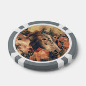 Künstliche Aquarellmalerei Pokerchips (Einzeln)