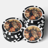 Künstliche Aquarellmalerei Pokerchips (Stapel)