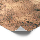 Künstliche Aquarellmalerei Poster (Ecke)