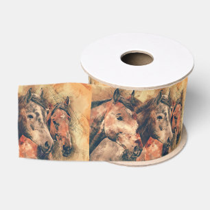 Künstliche Aquarellmalerei Ripsband