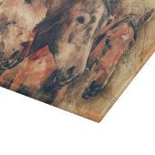 Künstliche Aquarellmalerei Schneidebrett (Ecke)