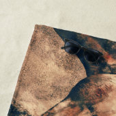 Künstliche Aquarellmalerei Strandtuch (Beispiel)