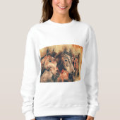 Künstliche Aquarellmalerei Sweatshirt (Vorderseite)