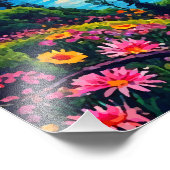 Künstliche Ausdrucksformen von Pferden Fotodruck (Ecke)