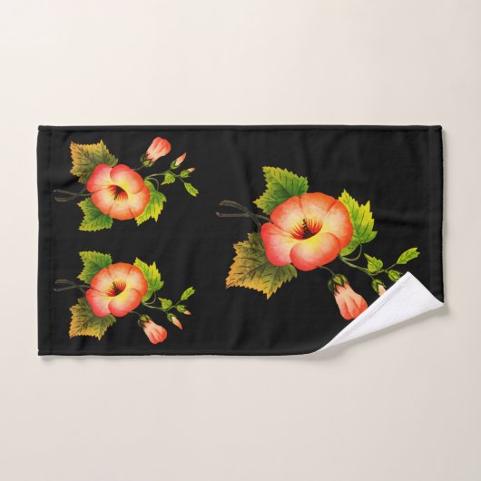 Künstliche Blume Badhandtuch Set (Handtuch)