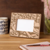 Künstliche Blume durch das Fenster Geätzte Rahmen (Links)