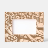 Künstliche Blume durch das Fenster Geätzte Rahmen (Vorderseite)