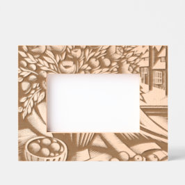 Künstliche Blume durch das Fenster Geätzte Rahmen