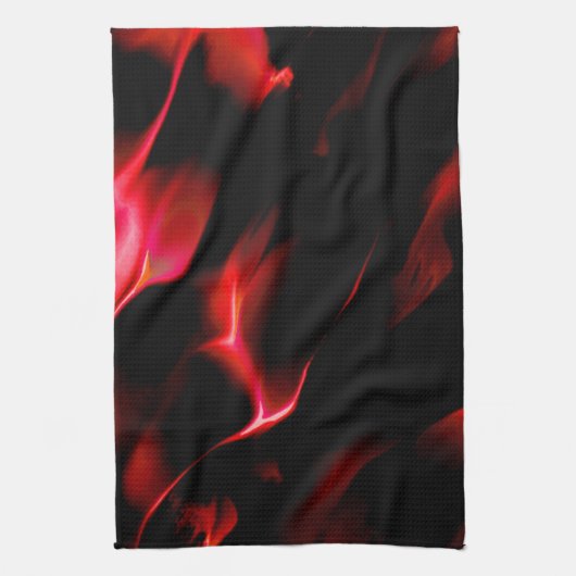 Künstliche Dünen in roter Schattierung Geschirrtuch (Vertikal)