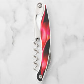 Künstliche Dünen in roter Schattierung Kellnermesser (Vorderseite)