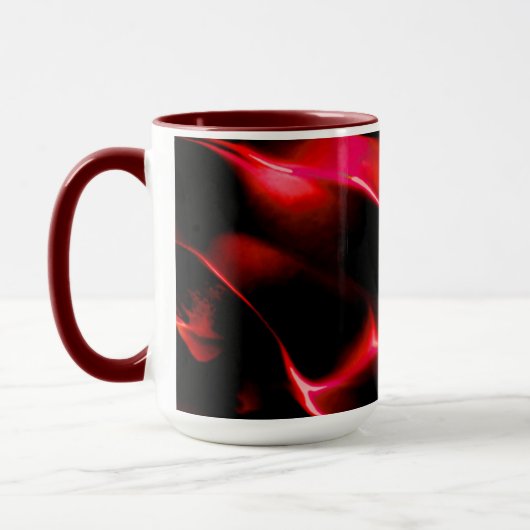 Künstliche Dünen in roter Schattierung Tasse (Links)