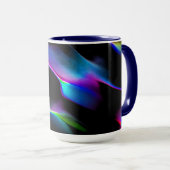 Künstliche Dünen in roter Schattierung Tasse (VorderseiteRechts)