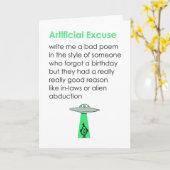 Künstliche Entschuldigung für ein geliebtes Geburt Karte (Gelbe Blume)