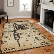 Künstliche Fußabdrücke: Tattoo-Infused Area Rugs