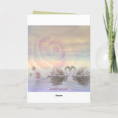 Künstliche Geburtstagskarte mit Blumenleben Karte (Rückseite)