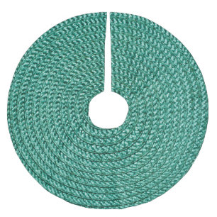 Künstliche geflochtene grüne Stofftextur. Polyester Weihnachtsbaumdecke