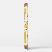 Künstliche Geometrie: farbiges nahtloses Muster Case-Mate iPhone Hülle (Rückseite / Rechts)