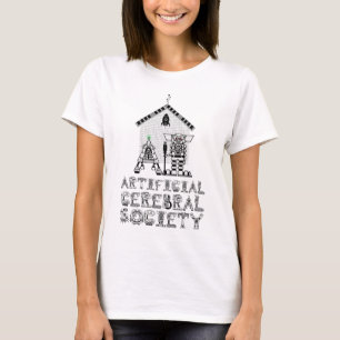 Künstliche Hirngesellschaft Funny Robotics T-Shirt