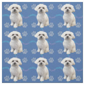 Künstliche Hunde - Maltesisch v2 Stoff (Muster)
