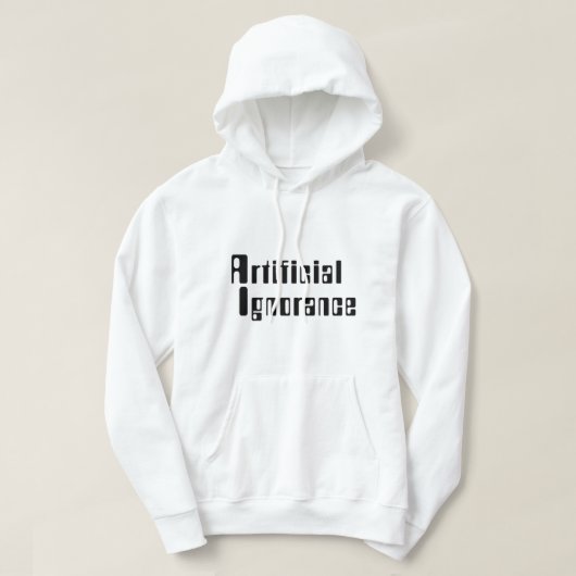 Künstliche Ignoranz Hoodie (Design vorne)
