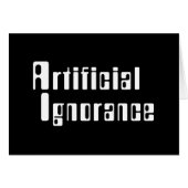 Künstliche Ignorierkarte (Vorderseite (Horizontal))