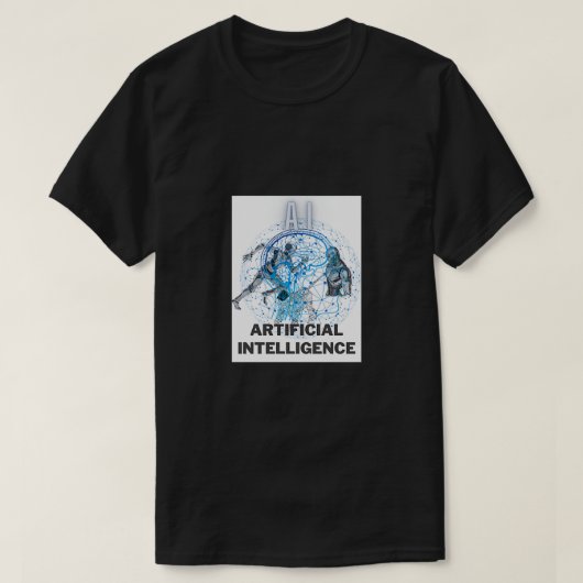Künstliche Intelligenz 40 T-Shirt (Design vorne)