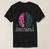 Künstliche Intelligenz AI Robot AI T-Shirt (Design vorne)