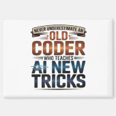 Künstliche Intelligenz Altecoderdesign Magnet (Vorderseite)