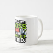 Künstliche Intelligenz Boss AI Funny Design Kaffeetasse (VorderseiteRechts)
