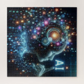 Künstliche Intelligenz, Conceptual Illustration. Puzzle (Horizontal)