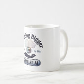 Künstliche Intelligenz denkt mehr Spaß Kaffeetasse (VorderseiteRechts)