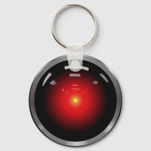 Künstliche Intelligenz des Computerauges Schlüsselanhänger (Vorderseite)