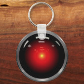 Künstliche Intelligenz des Computerauges Schlüsselanhänger (Vorderseite)
