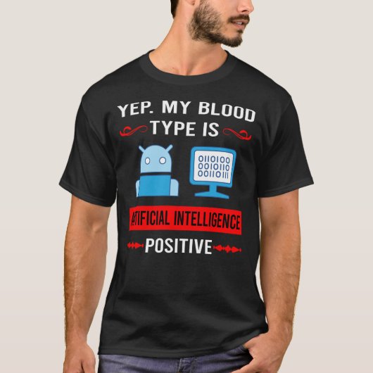 Künstliche Intelligenz eines Blocks T-Shirt (Vorderseite)