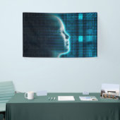 Künstliche Intelligenz-Evolution mit Digital Banner (Messeveranstaltung)