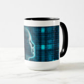 Künstliche Intelligenz-Evolution mit Digital Tasse (VorderseiteRechts)