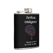 Künstliche Intelligenz gegen wirkliche Dinge Flachmann (Rechts)