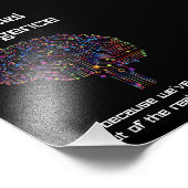 Künstliche Intelligenz gegen wirkliche Dinge Fotodruck (Ecke)